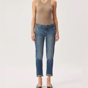 Dl1961 Women's Riley Boyfriend Straight Jeans